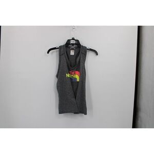 THE NORTH FACE V-NECK SLEEVELESS TANK MULTI COLOR FRONT SIZE SMALL